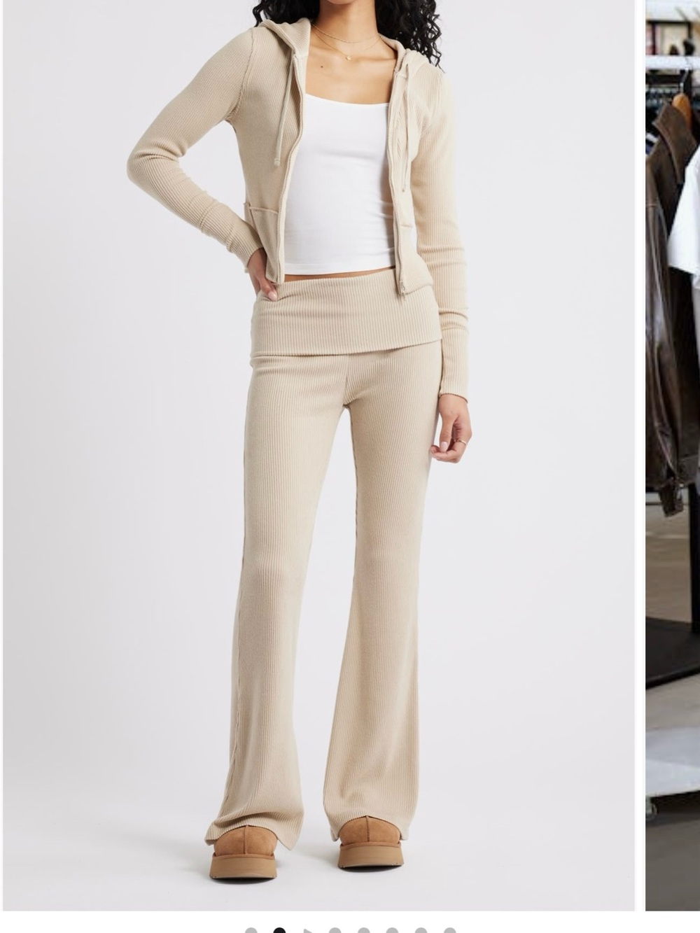 Cozy Flate Rib Pants - Picture 2 of 9